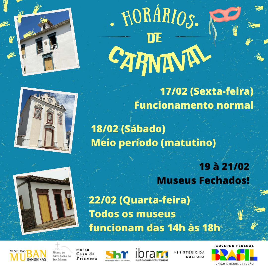 INFORME: HORÁRIOS DE CARNAVAL 2023